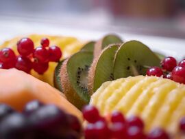 Frisch geschnittenes Obst 