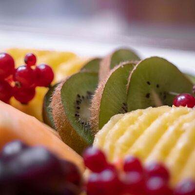 Frisch geschnittenes Obst 