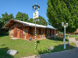 Biergarten des Hotel Monarch Bad Gögging